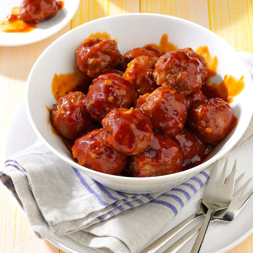 Honey-Garlic Glazed Meatballs