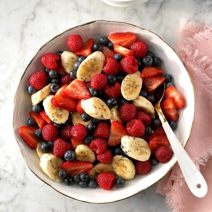 Honey Poppy Seed Fruit Salad