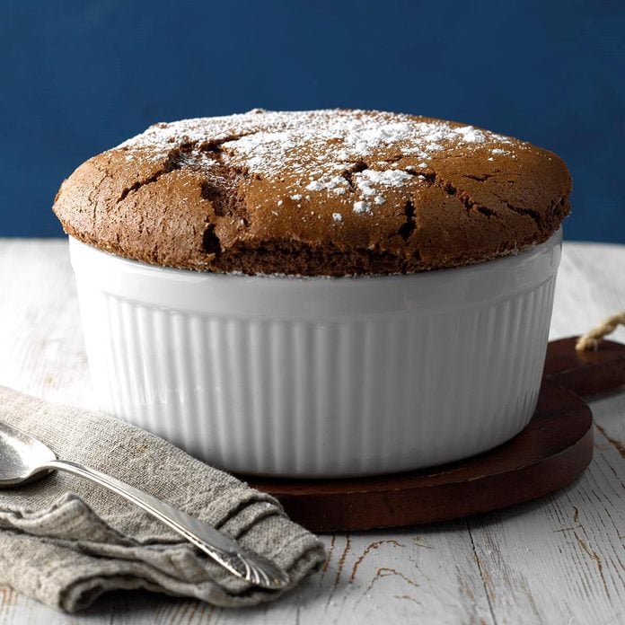 Hot Cocoa Souffle