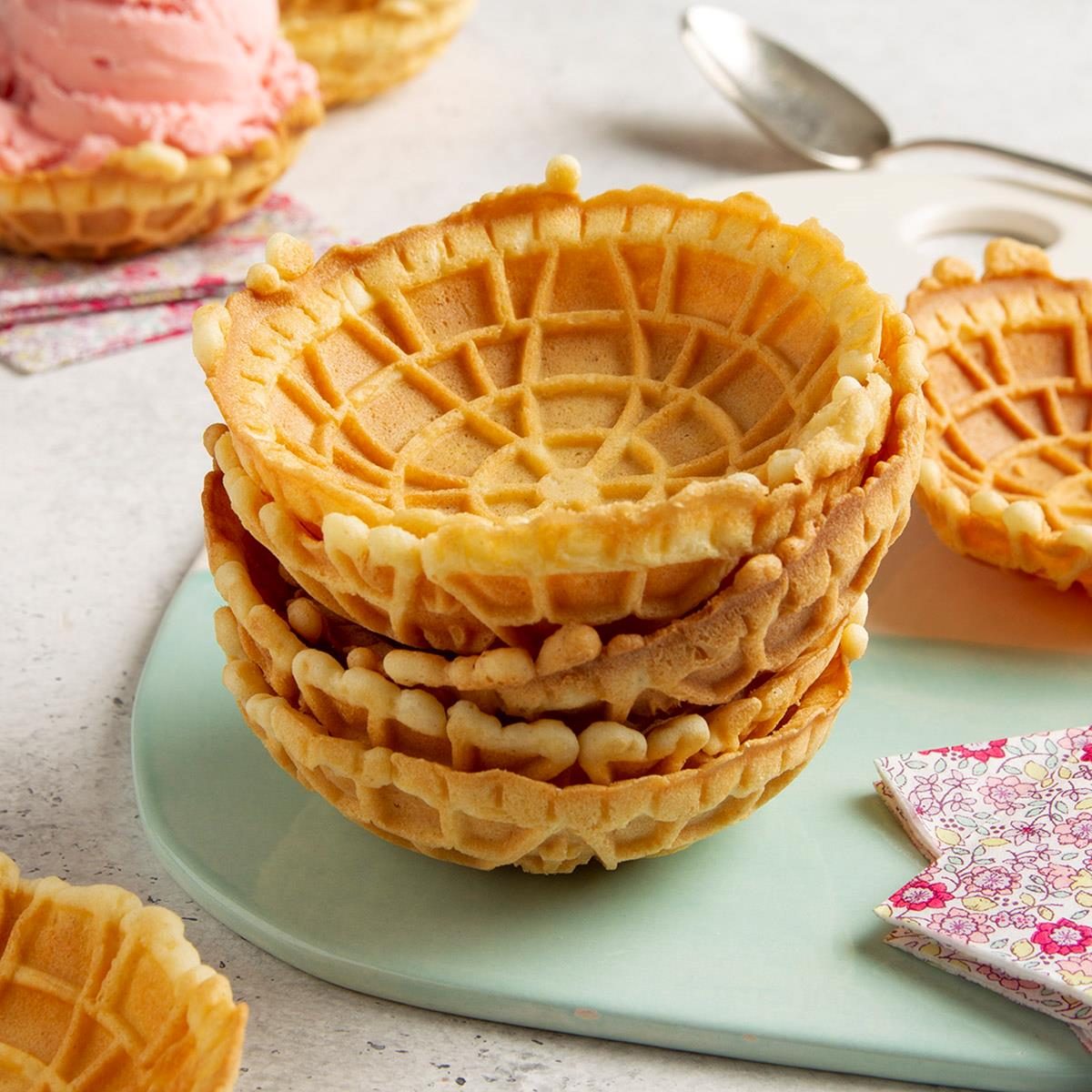 TIP OF THE DAY: Waffle Bowls (Ice Cream Cone Cups)