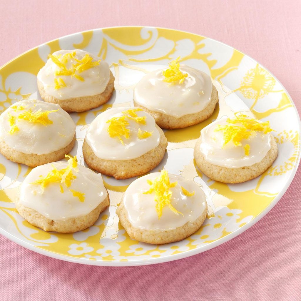 Iced Honey Lemon Cookies