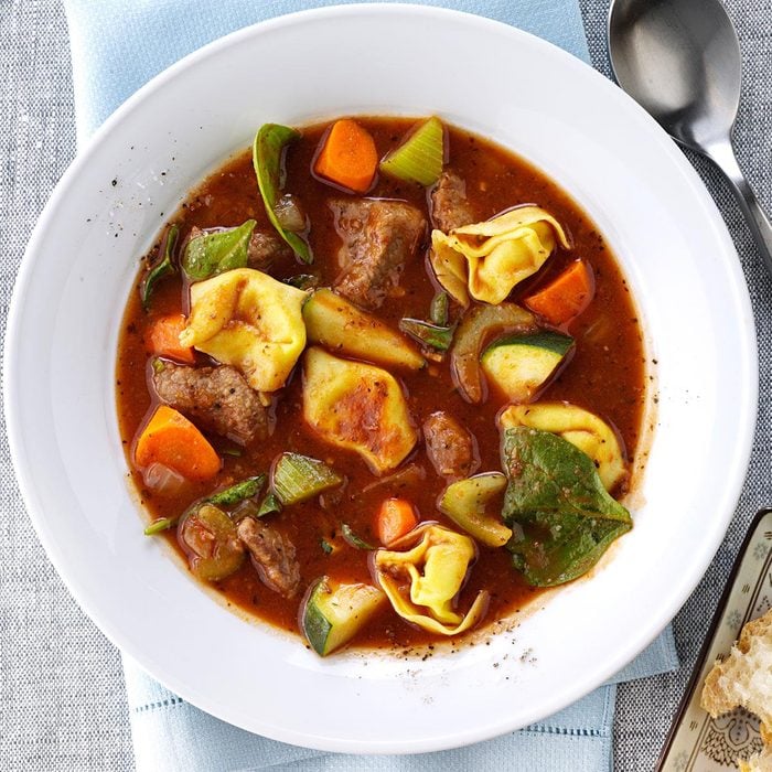 Italian Beef Tortellini Stew