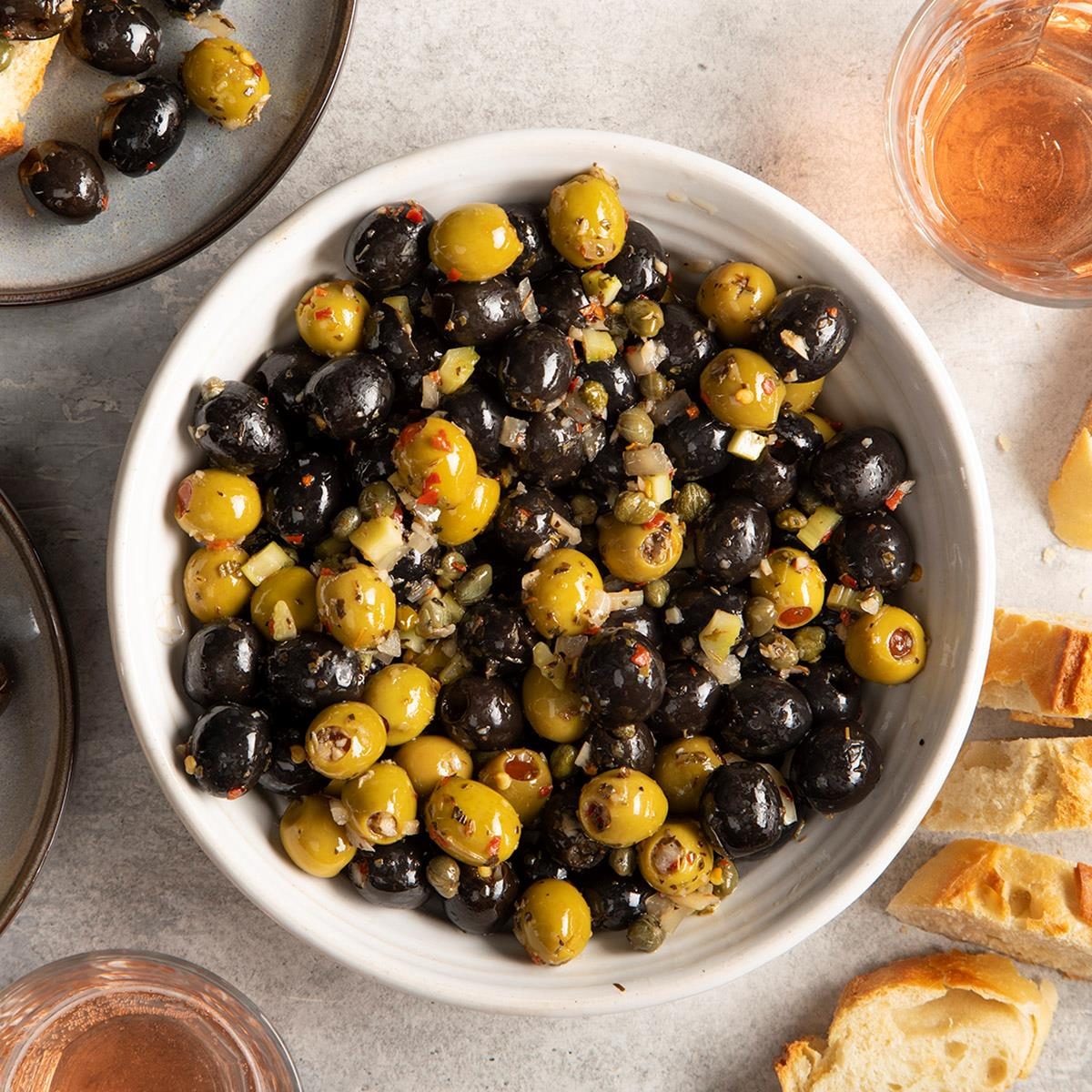 The Most DELICIOUS Marinated Olives