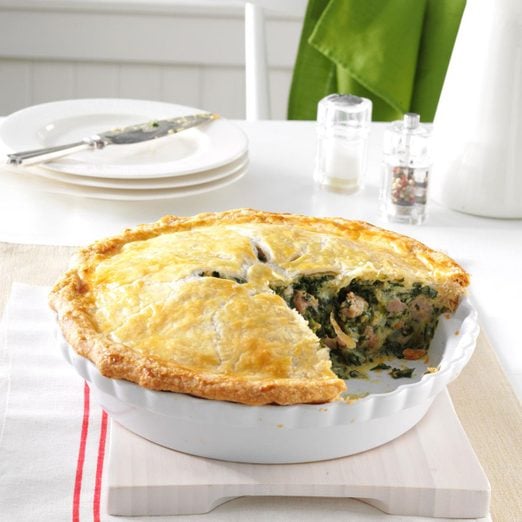 Italian Sausage And Spinach Pie Exps3073 Th133086d07 25 4b Rms 2