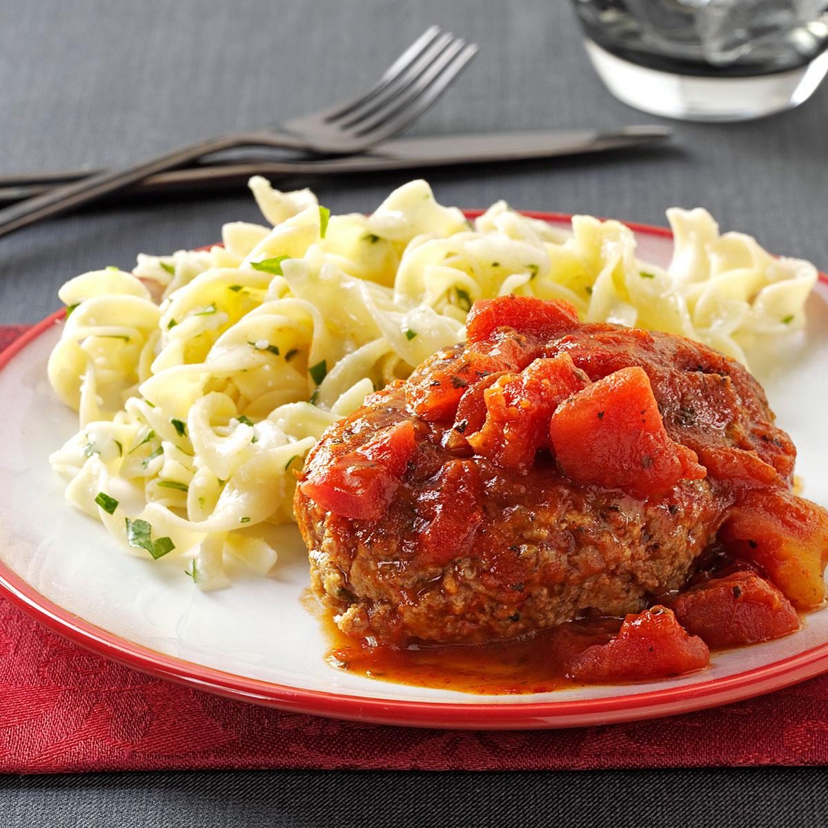 Italian-Style Salisbury Steaks