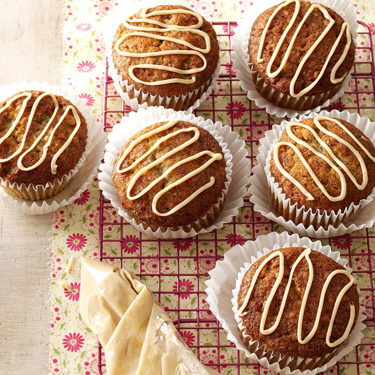 Jumbo Caramel Banana Muffins