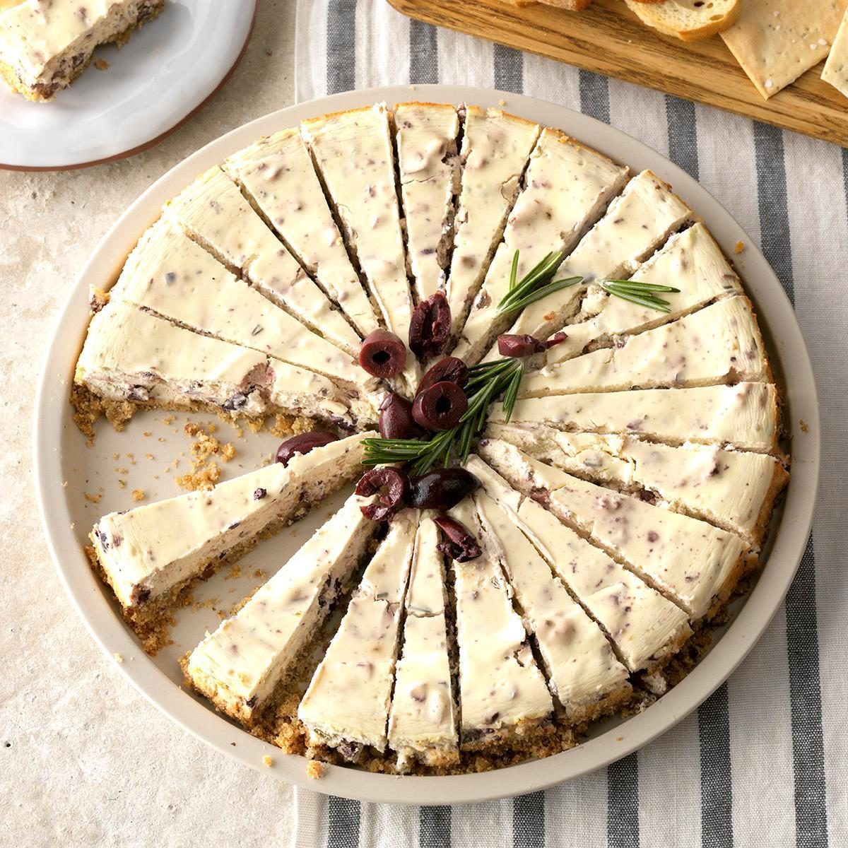 Kalamata Cheesecake Appetizer