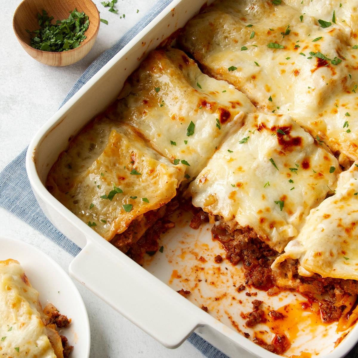 Lasagna with White Sauce