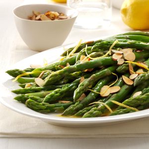 Lemon Almond Asparagus