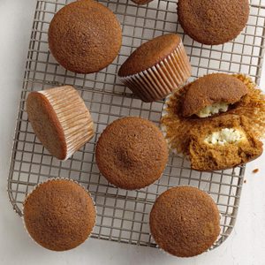 Lemon-Filled Gingerbread Muffins