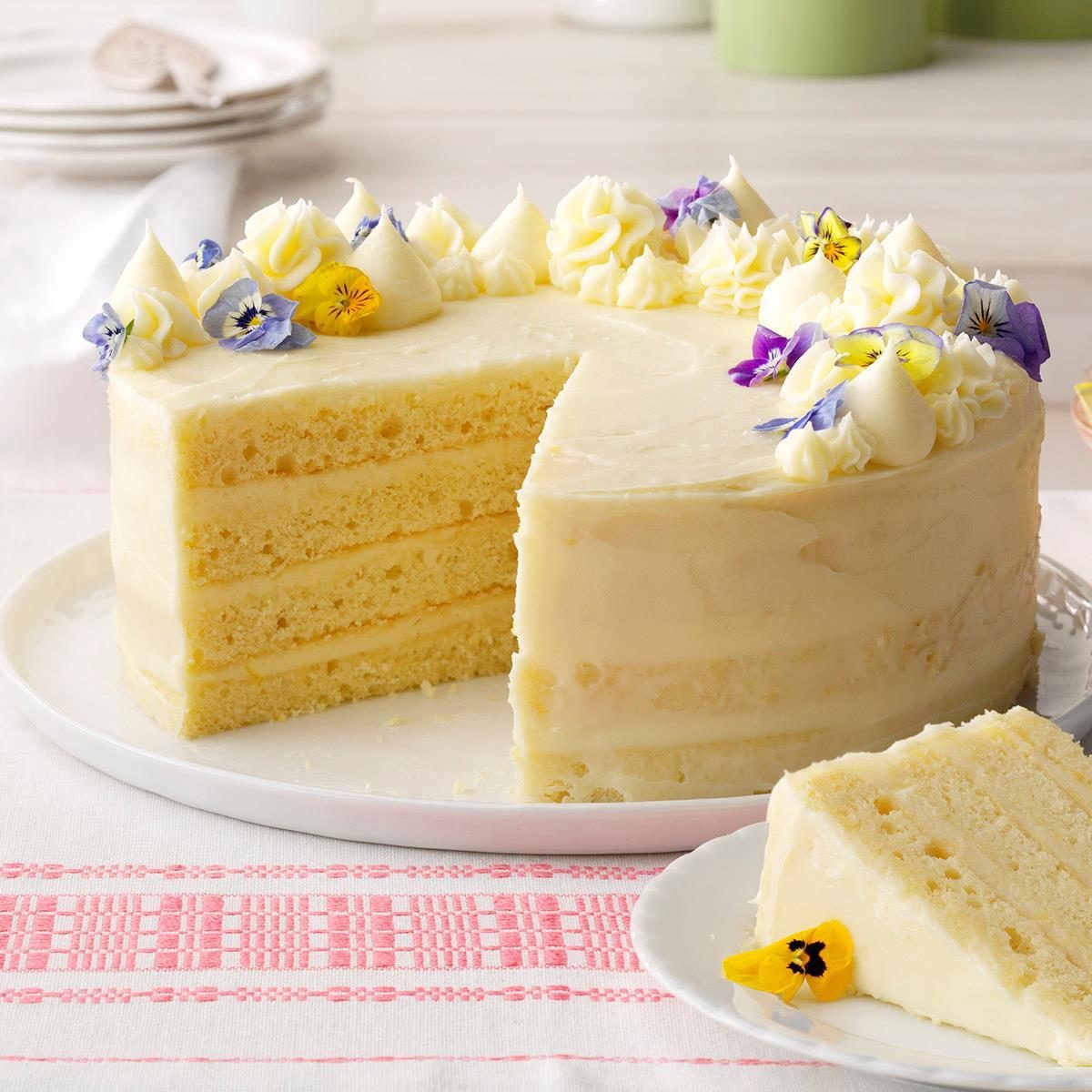 Lemon Layer Cake Recipe | Taste of Home