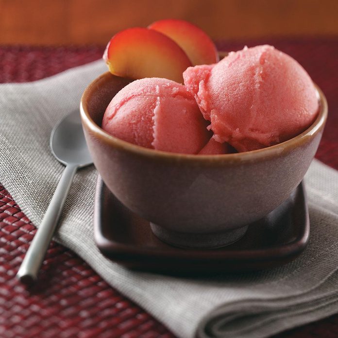 Lemon Plum Sorbet