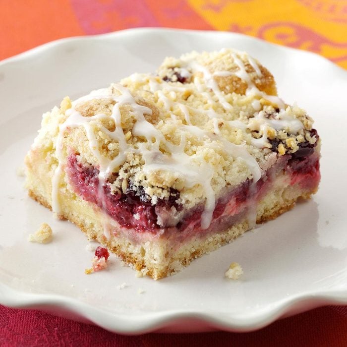 Lemon-Raspberry Streusel Cake