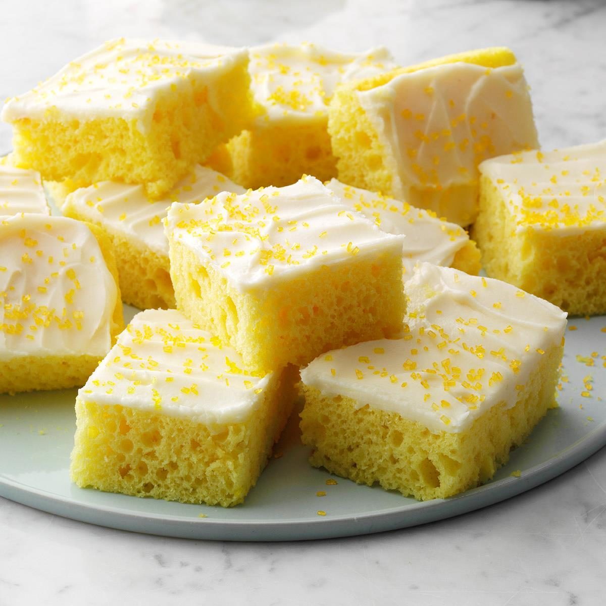 Lemon Sheet Cake Recipe | Taste of Home