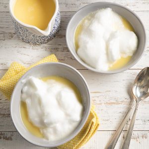Lemon Snow Pudding
