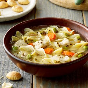 Lemony Chicken Noodle Soup