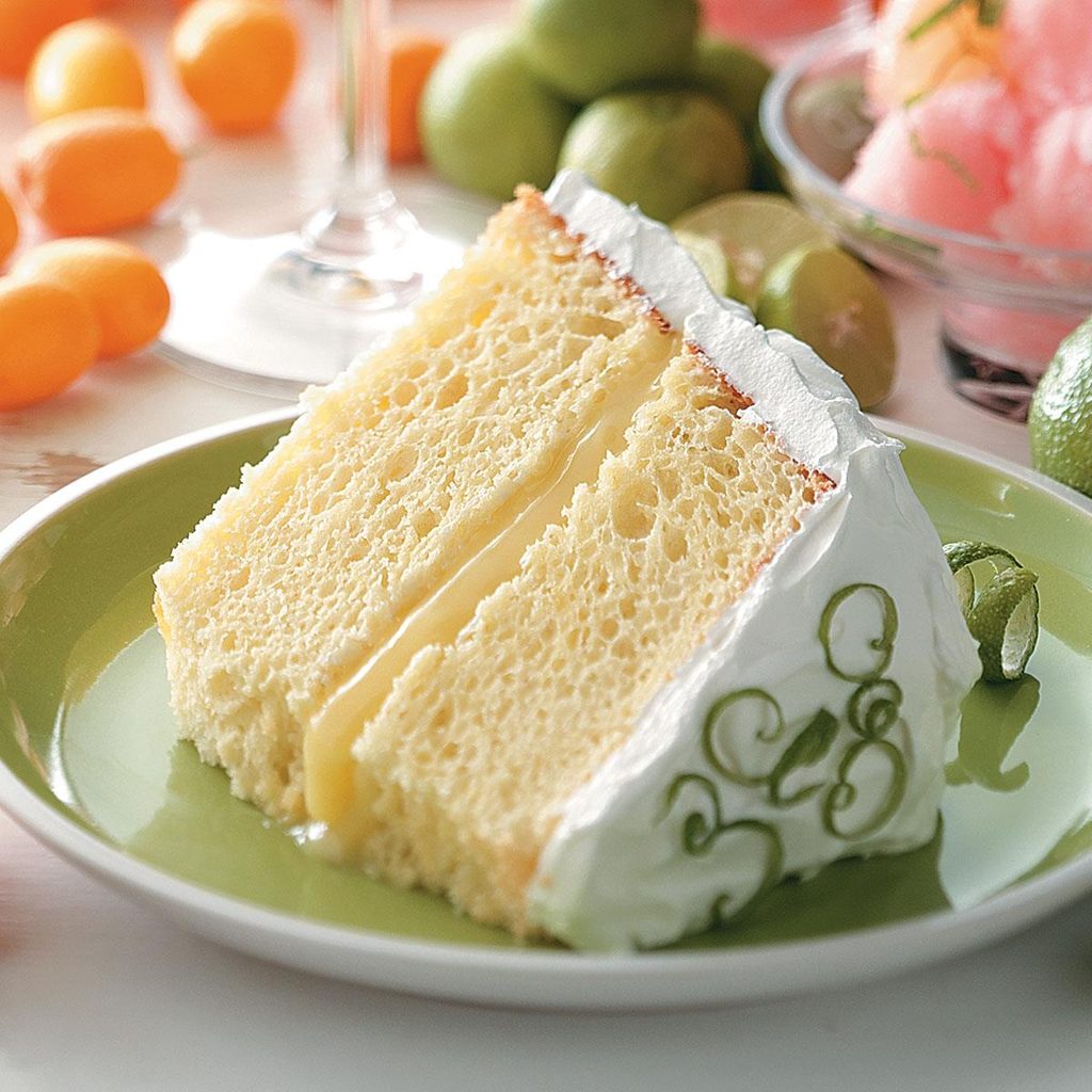 Lime Chiffon Cake