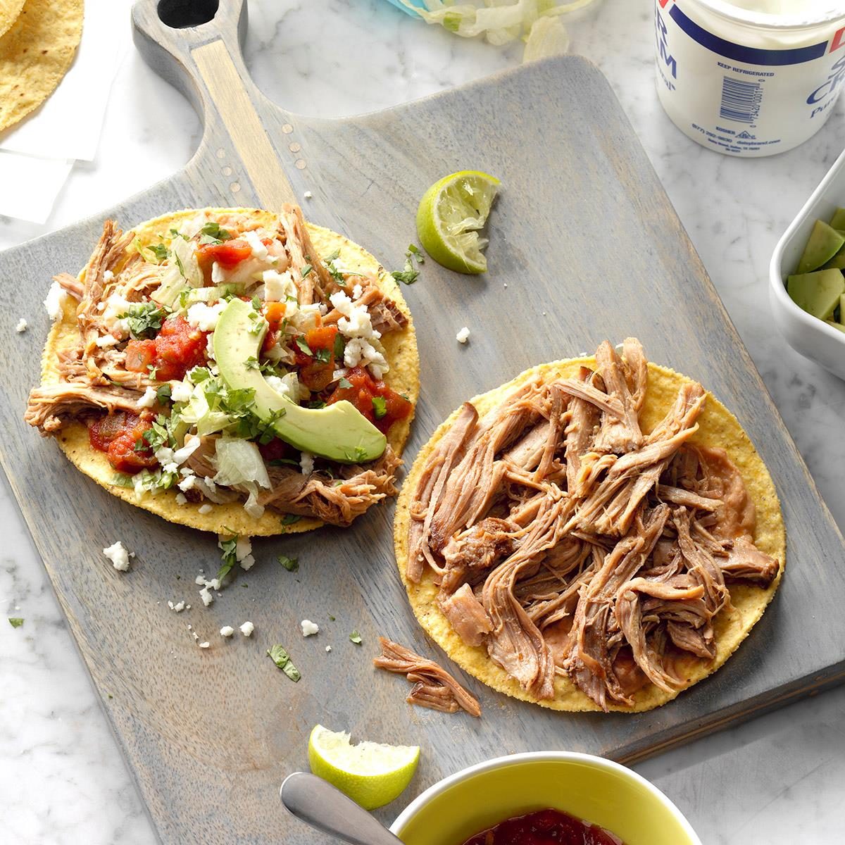 Day 16: Lime-Chipotle Carnitas Tostadas