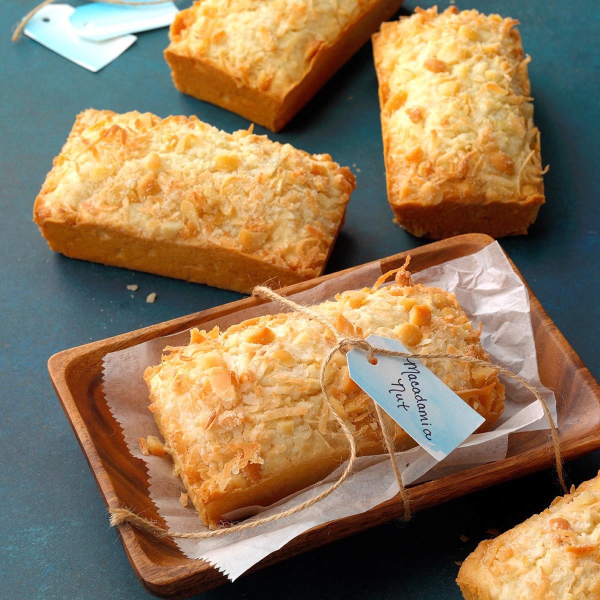 Macadamia Nut Mini Loaves