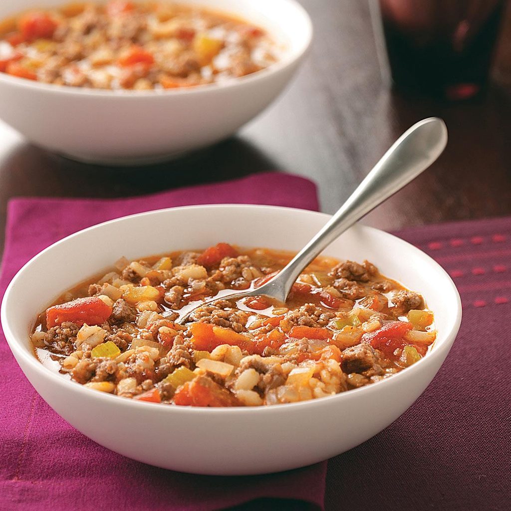 Ground Beef and Barley Soup Recipe: How to Make It | Taste of Home
