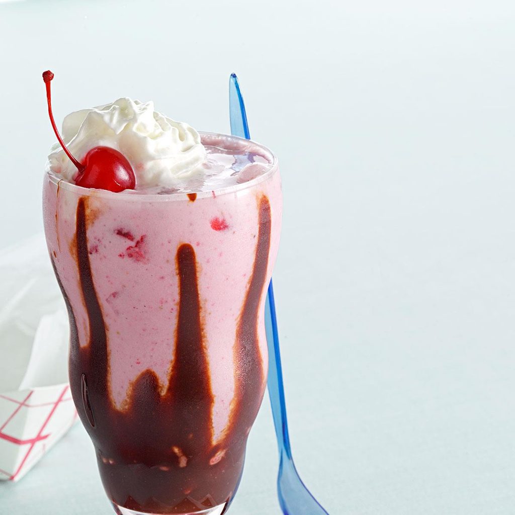 Makeover Chocolate-Covered Strawberry Milkshake