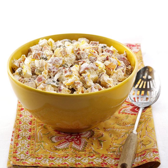 Makeover Loaded Baked Potato Salad