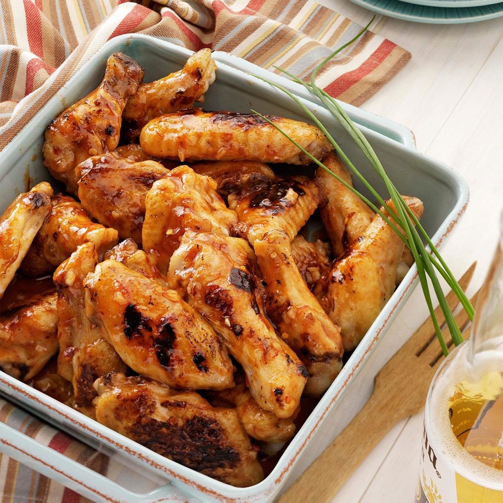 Maple-Glazed Chicken Wings