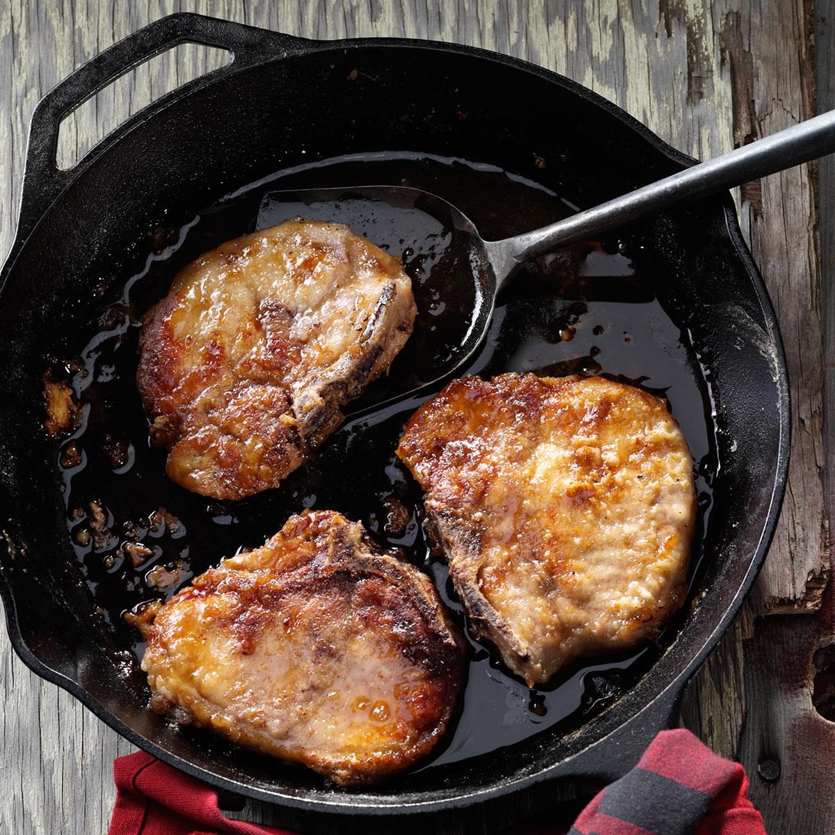 Maple-Glazed Pork Chops