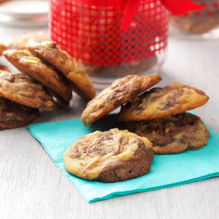 Marbled Chocolate Peanut Cookies