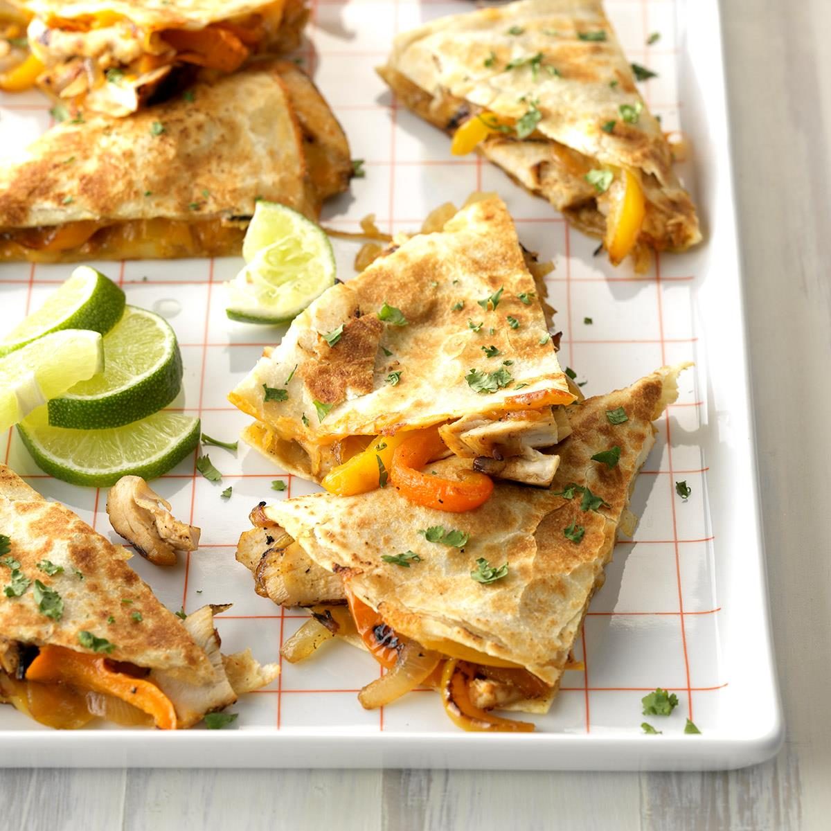 Margarita Chicken Quesadillas