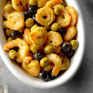 Marinated Shrimp and Olives