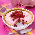 Marshmallow Raspberry Pie