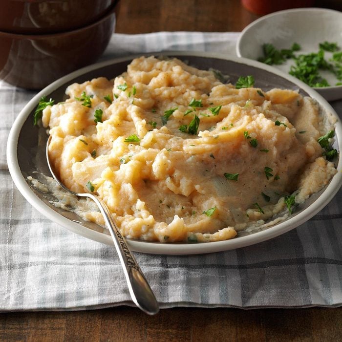 Mashed Peppery Turnips