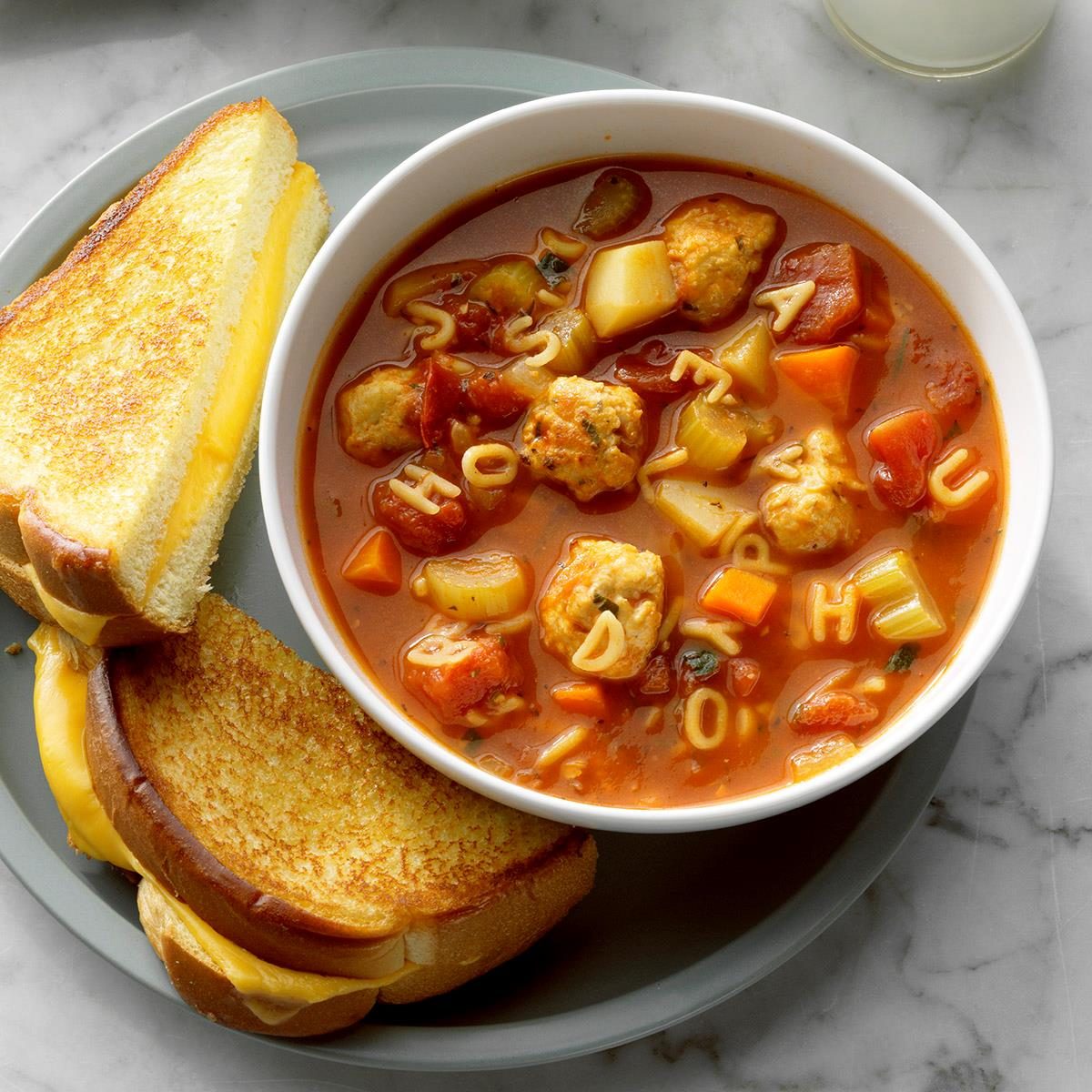 Meatball Alphabet Soup Recipe | Taste of Home