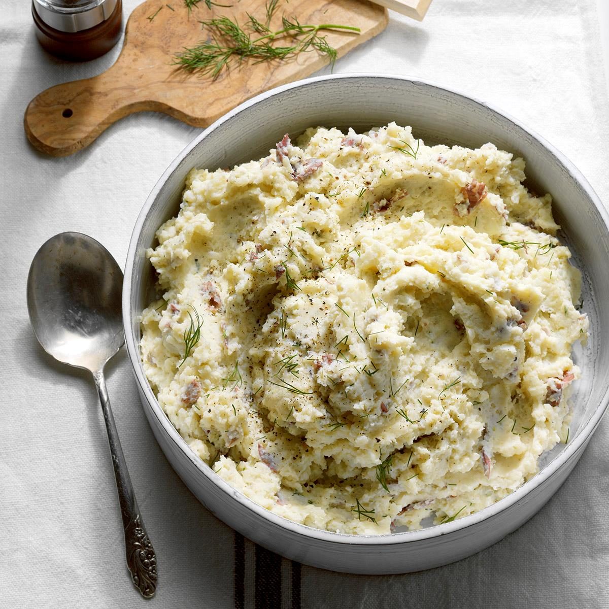 Mediterranean Slow-Cooker Mashed Potatoes