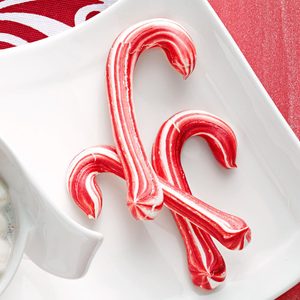 Meringue Candy Canes