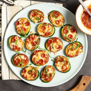 Mini Zucchini Pizzas