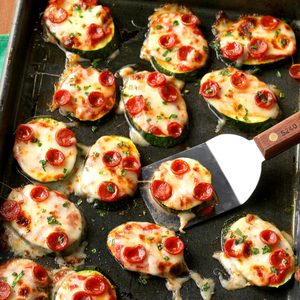 Mini Zucchini Pizzas