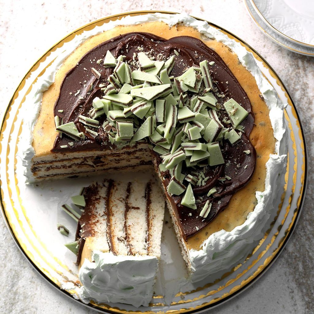 Minted Chocolate Torte