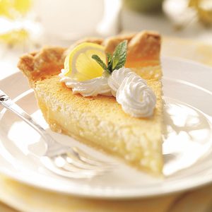 Mom’s Lemon Custard Pie