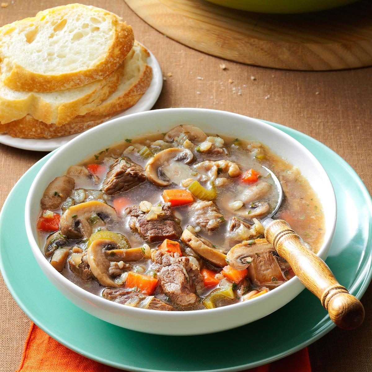 Mushroom Barley Soup