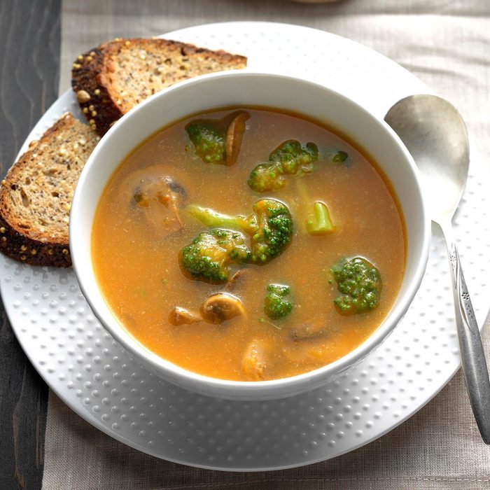 Mushroom & Broccoli Soup