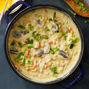 Mushroom Corn Chowder