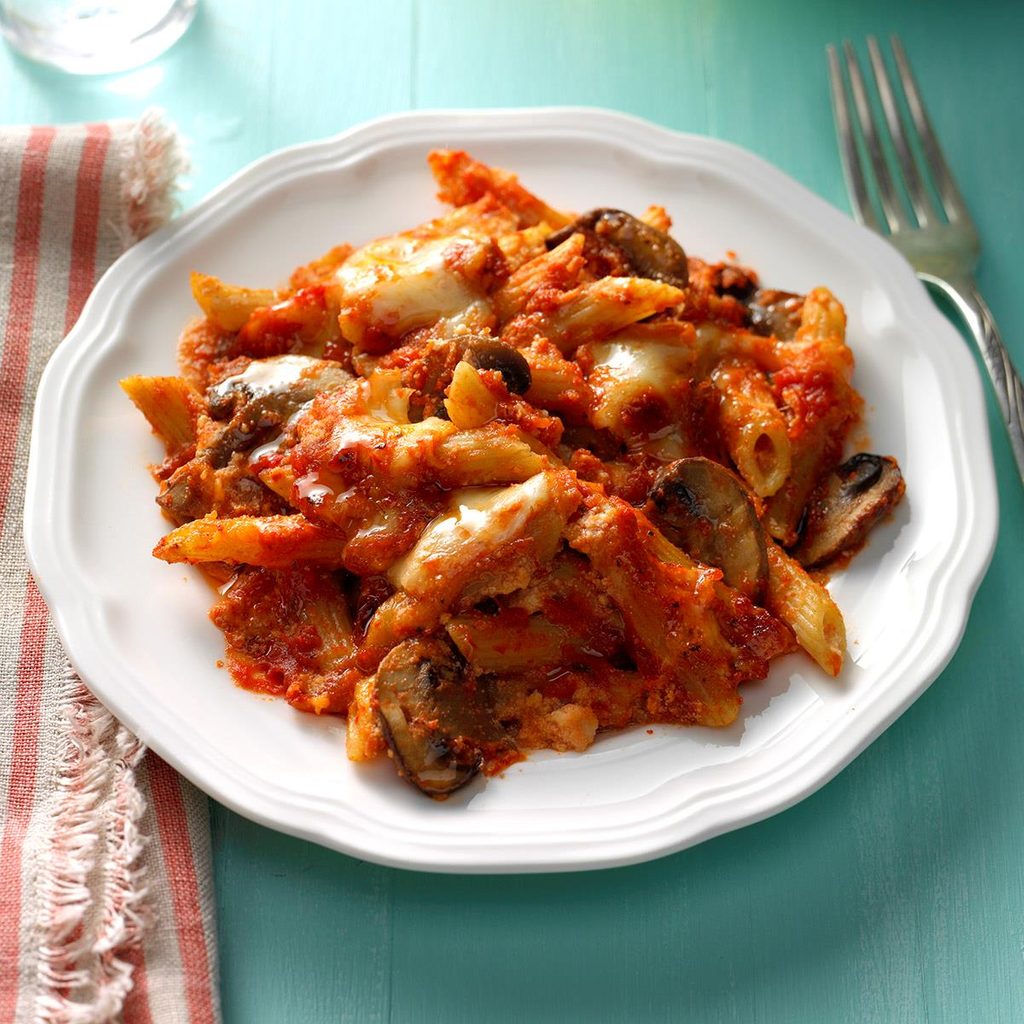 Mushroom Penne Bake