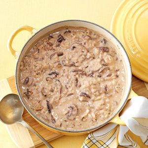 Mushroom & Wild Rice Soup