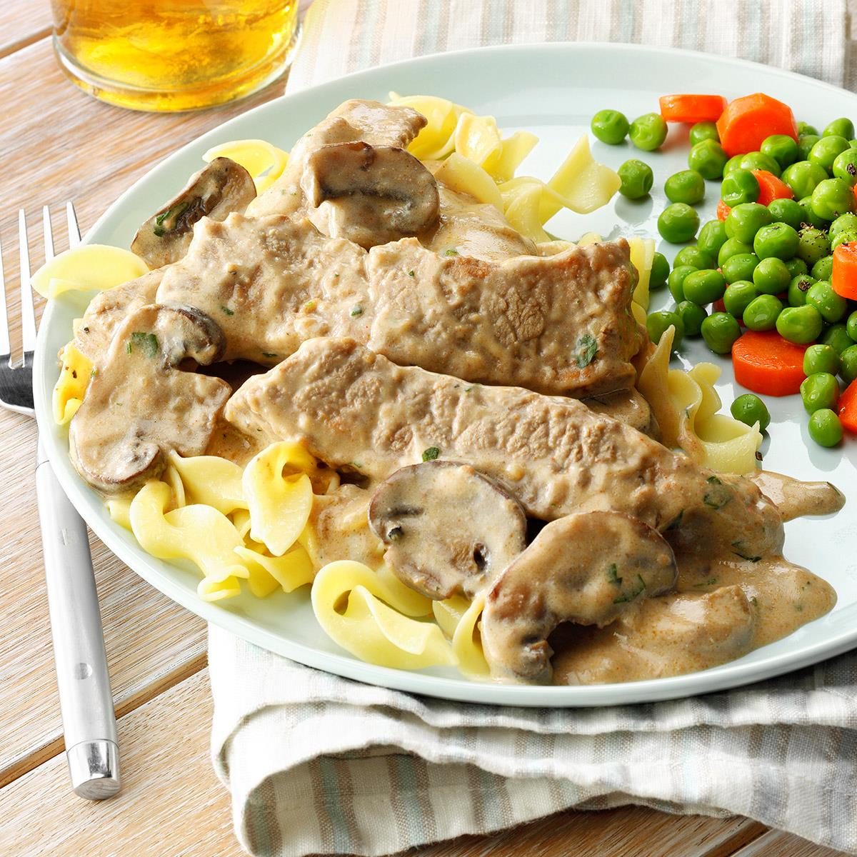 Mushroom ‘n’ Steak Stroganoff