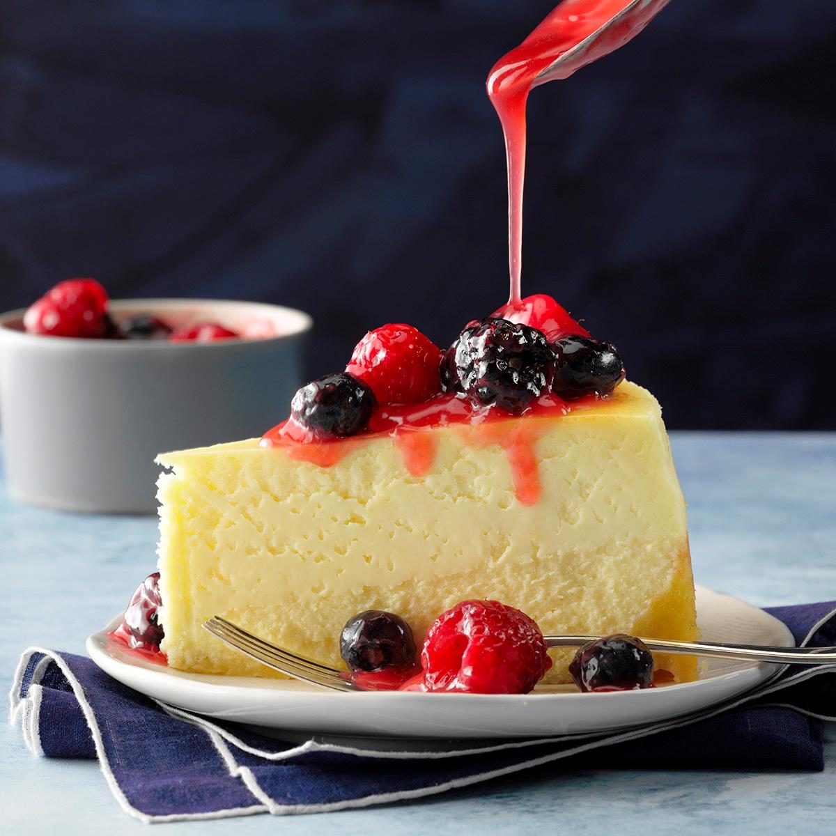 New York Cheesecake with Shortbread Crust Recipe: How to Make It ...