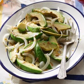 No Fuss Avocado Onion Salad