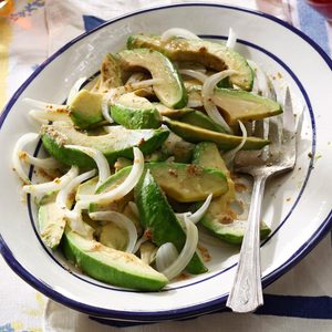 No-Fuss Avocado Onion Salad