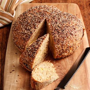 No-Knead Harvest Bread